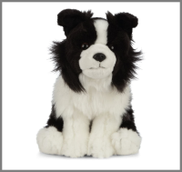 Living Nature Border Collie Soft Toy