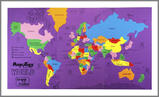 Mapology World Puzzle